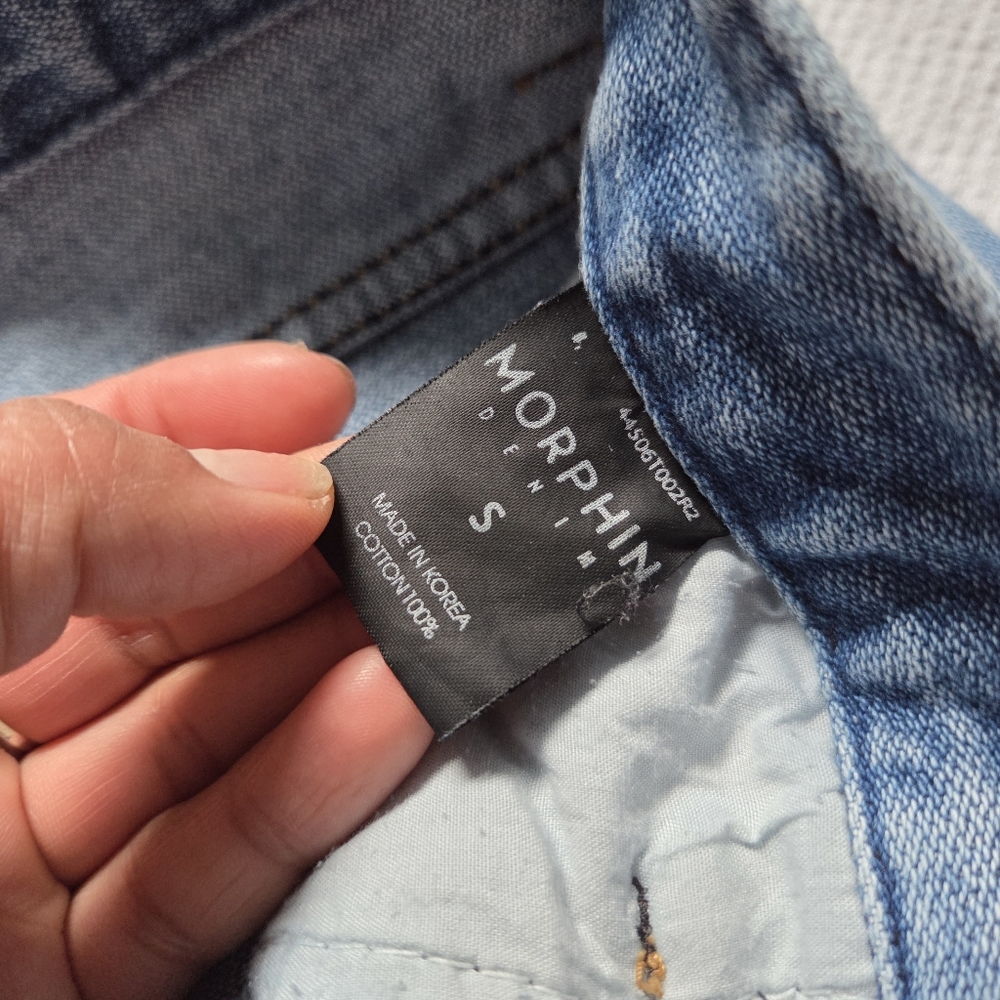 MORPHIN Denim Jeans - Light Blue Wash - Picture 4 of 5